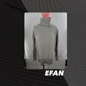 EUC Efan Dark Grey Oversized Turtleneck Sweater